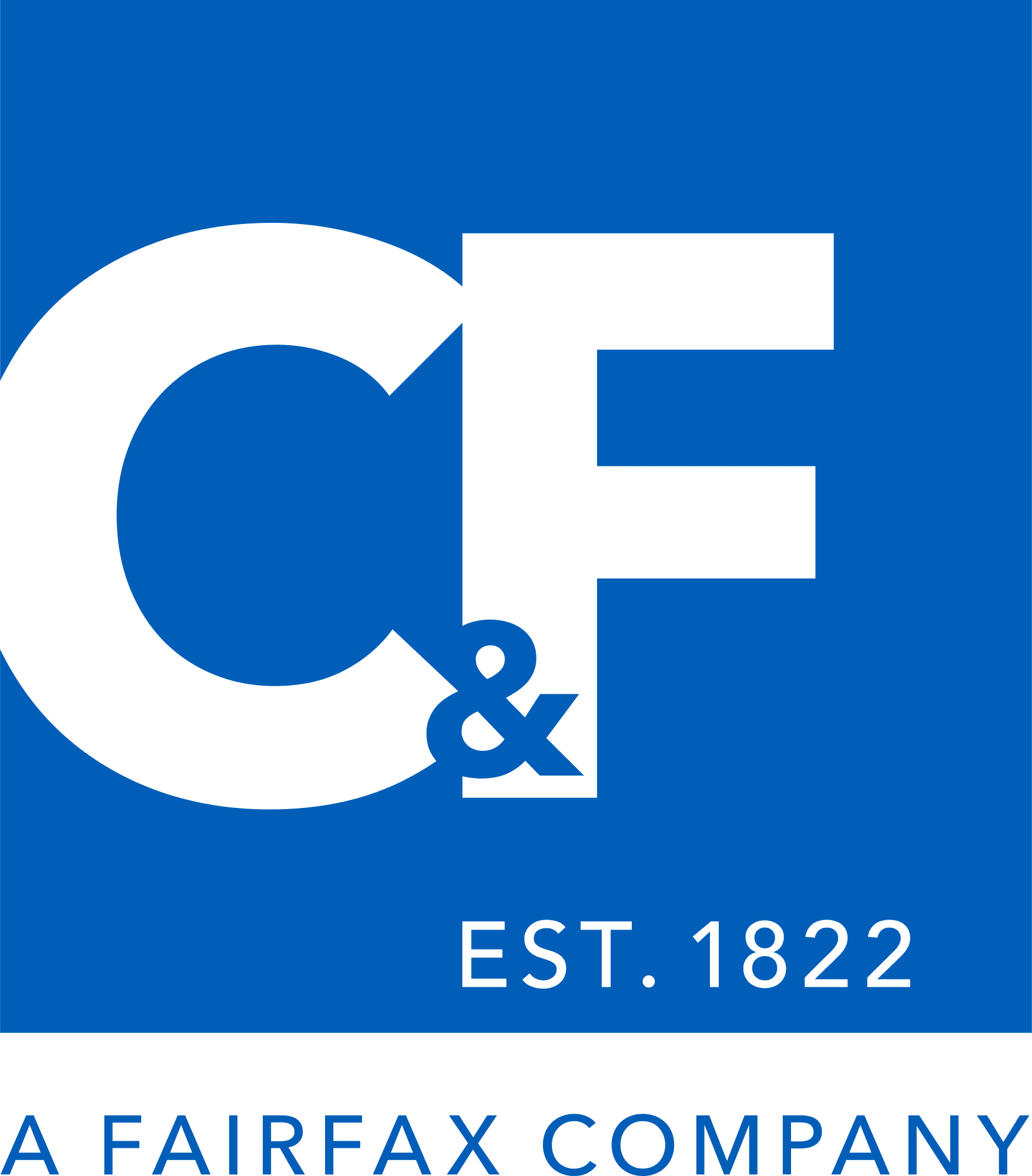 Blue logo with 