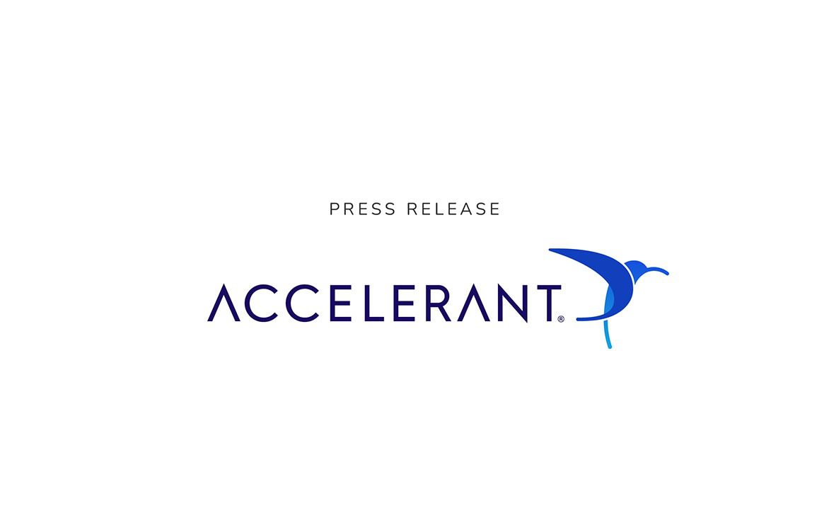 Accelerant logo with press release text.